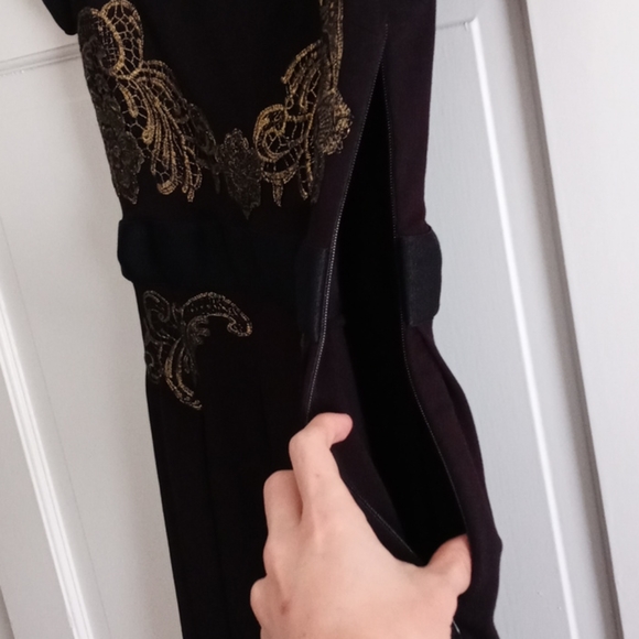 🖤Juicy Couture🖤 - Black Dress w/Gold Applique - Picture 7 of 10